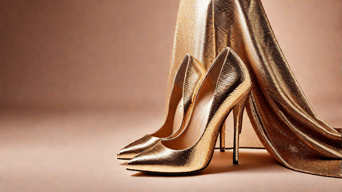 What Color Shoes Do You Wear With A Champagne Dress