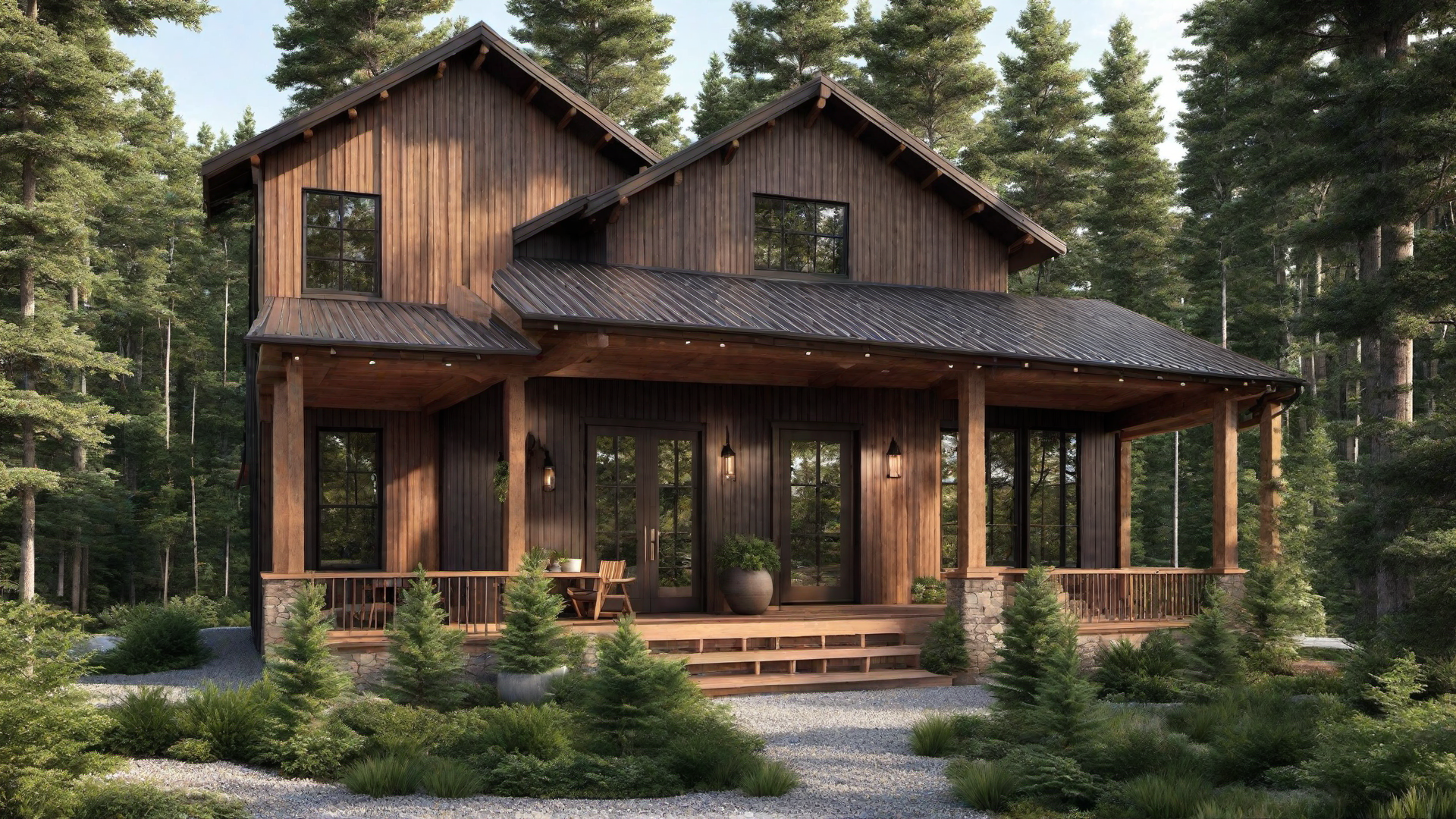 Simple Pleasures: Uncomplicated Beauty in Rustic Cabin Home Exteriors