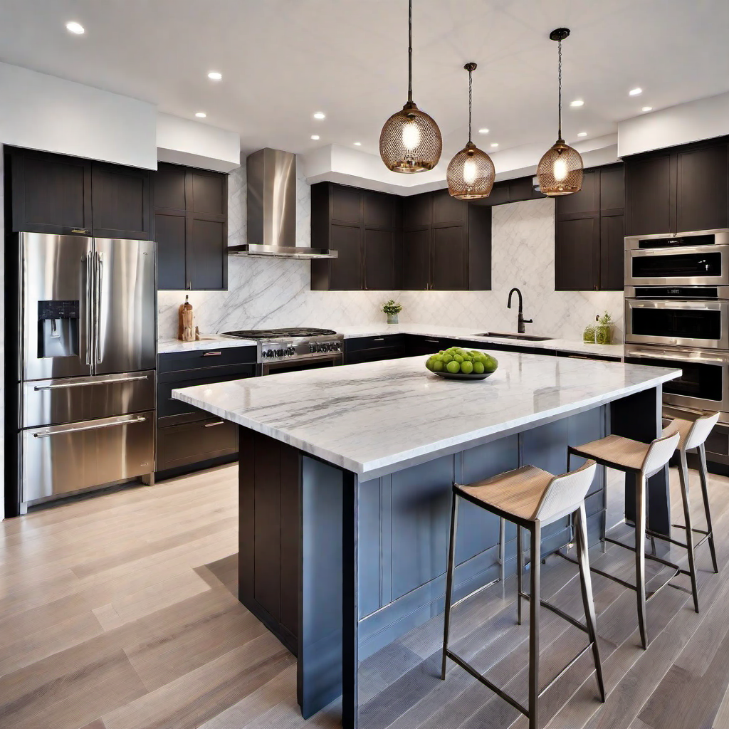 Creating Contrast: Mixing Materials for a Dynamic Luxury Kitchen