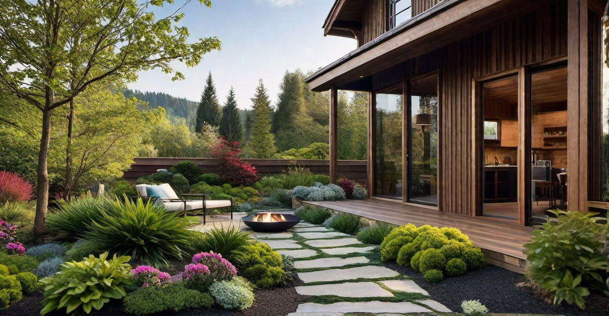 Cozy Retreat: Small Garden House with a Rustic Charm