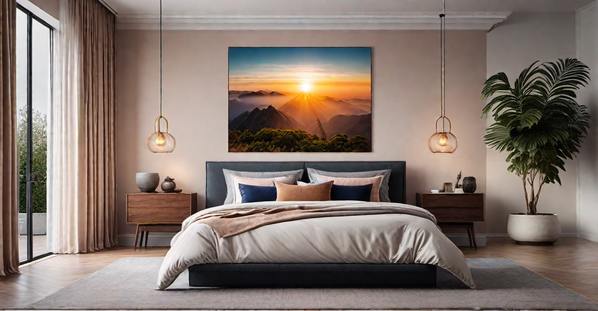 Case for Contrast: Balancing Sunset Hues with Neutrals