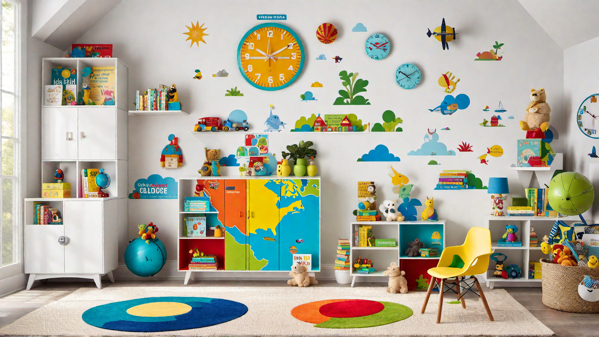 Playful Kids’ Corner with Educational Decor