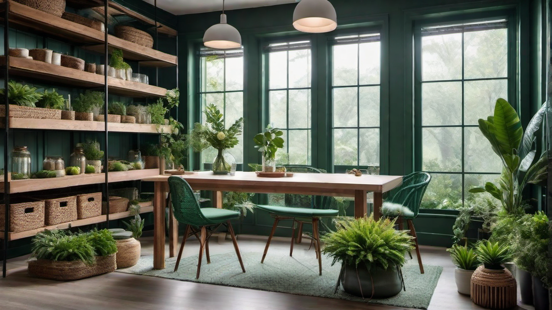 Craft Room: Green Storage Solutions