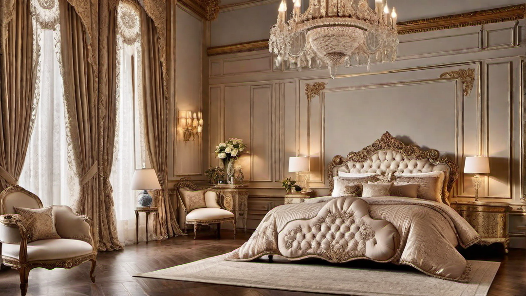 Victorian Bedding: Ruffled Pillow Shams and Ornate Bedspreads