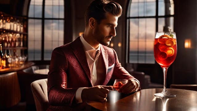 A Negroni Sbagliato With Prosecco In It Video