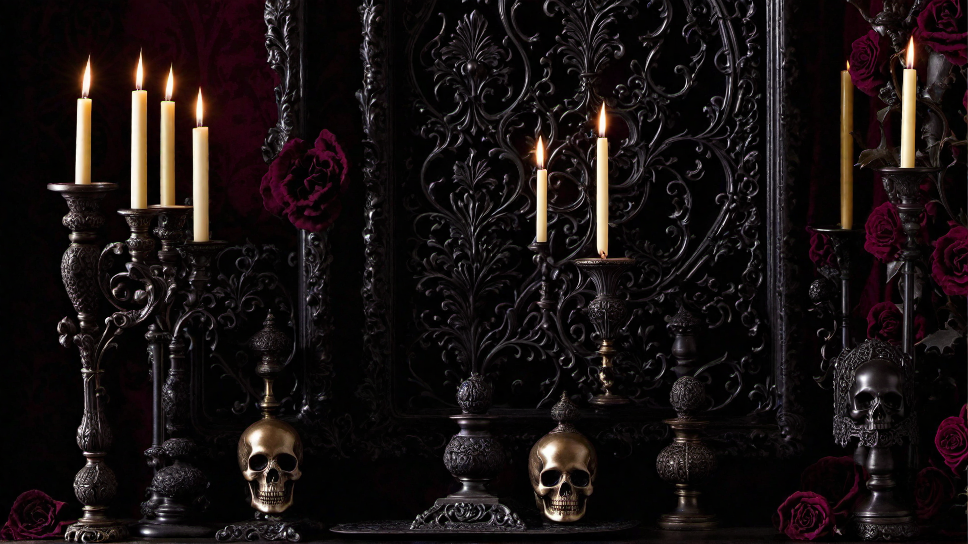 Dark Elegance: Goth Decor for Small Spaces