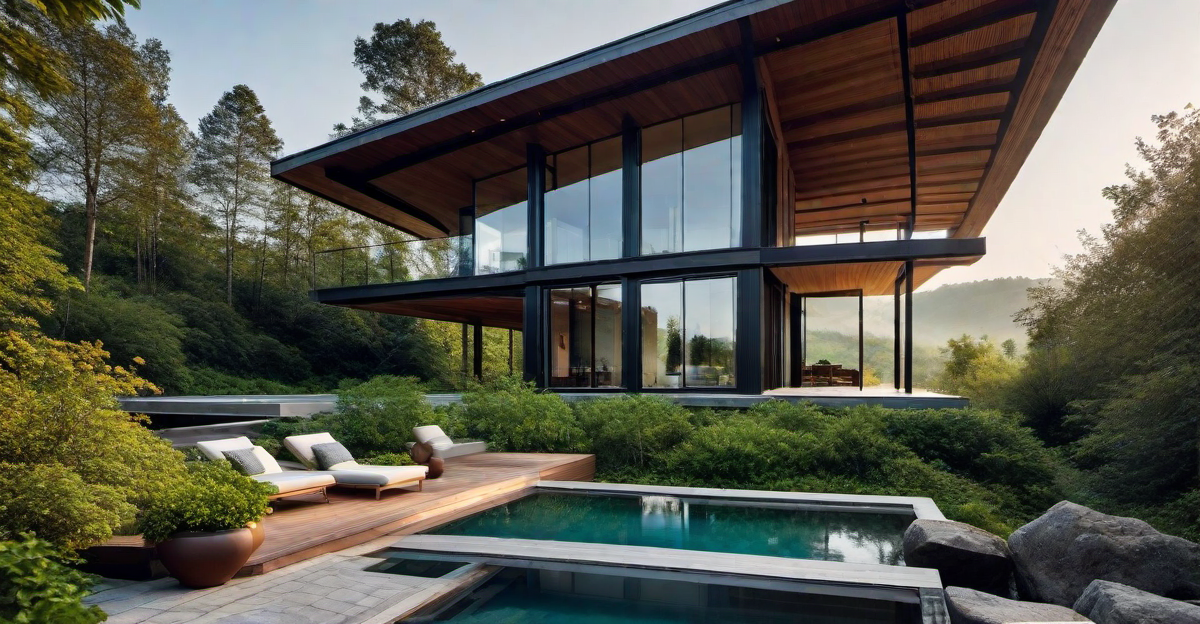 Harmonious Integration: Stilt House Blending with Natural Environment