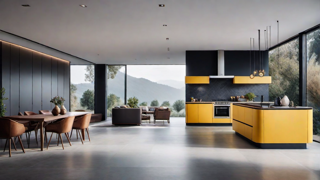 Minimalist Eclecticism: Clean Lines in Kitchen Design