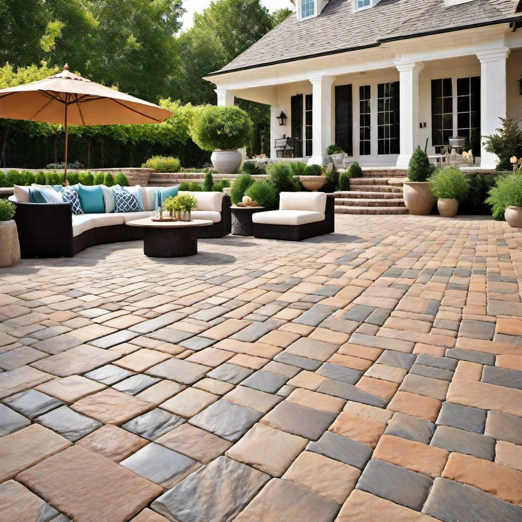Vintage Flair: Old-World Charm with Antique Paver Designs