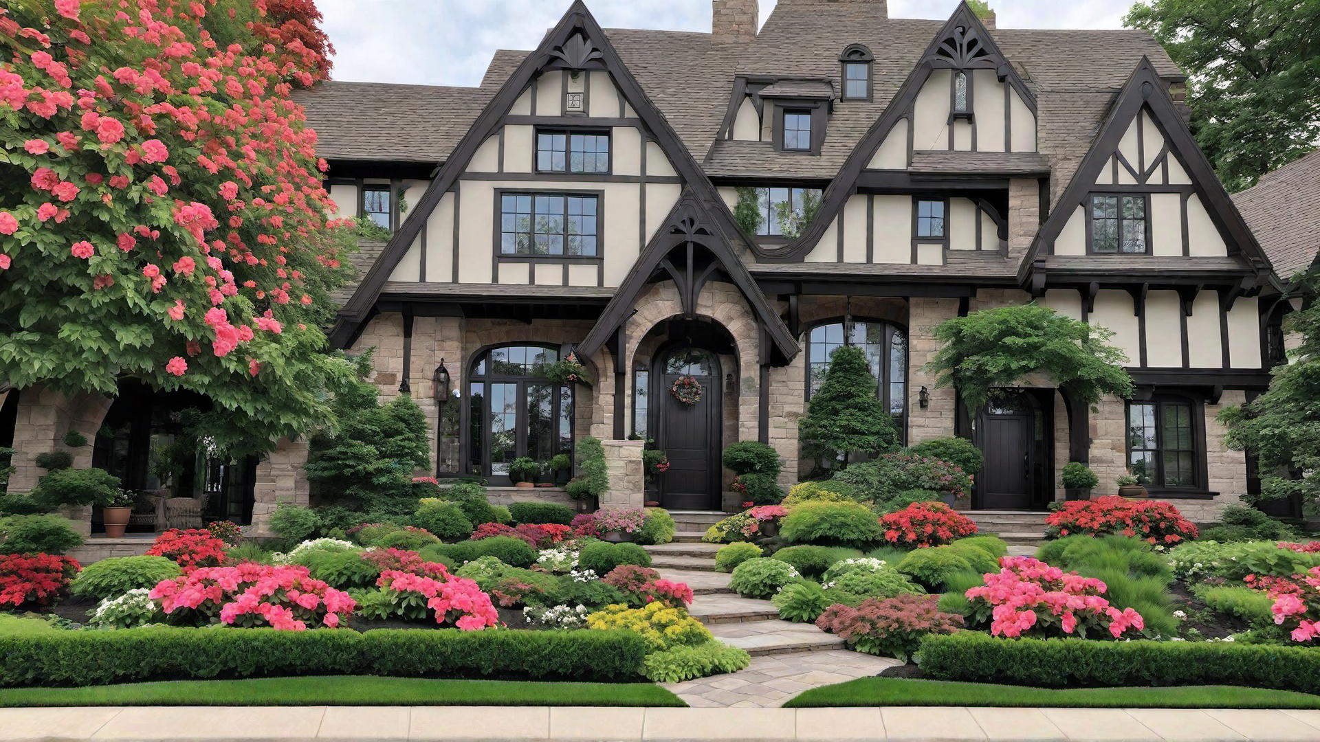 Tudor Gardens: Exterior Landscaping Ideas