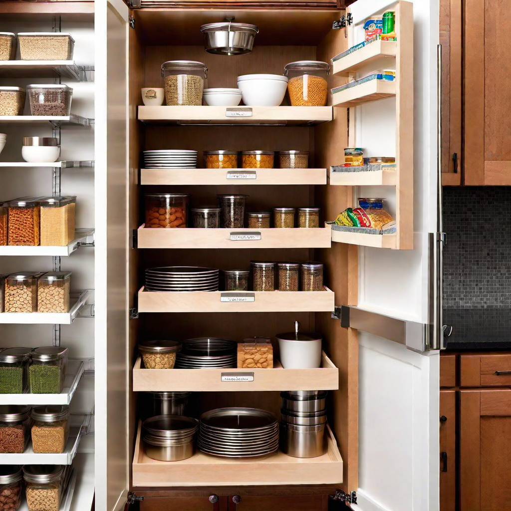 Pull-Out Pantry: Space-Saving Solution for Small Kitchens