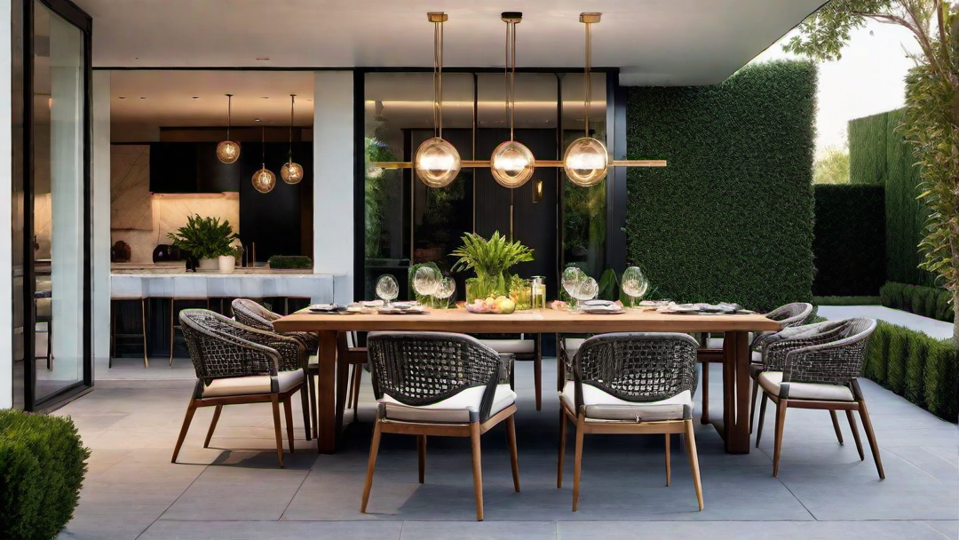 Dining Al Fresco: Modern Style Outdoor Dining Areas