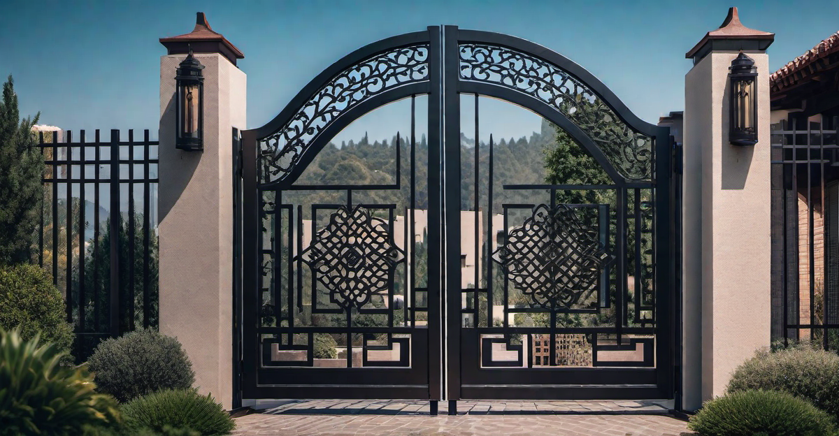 Asian Influence: Zen-Inspired Metal Gate Ideas
