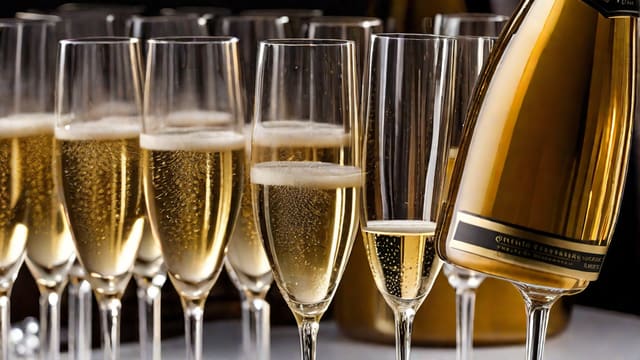 How Many Glasses In A Bottle Champagne