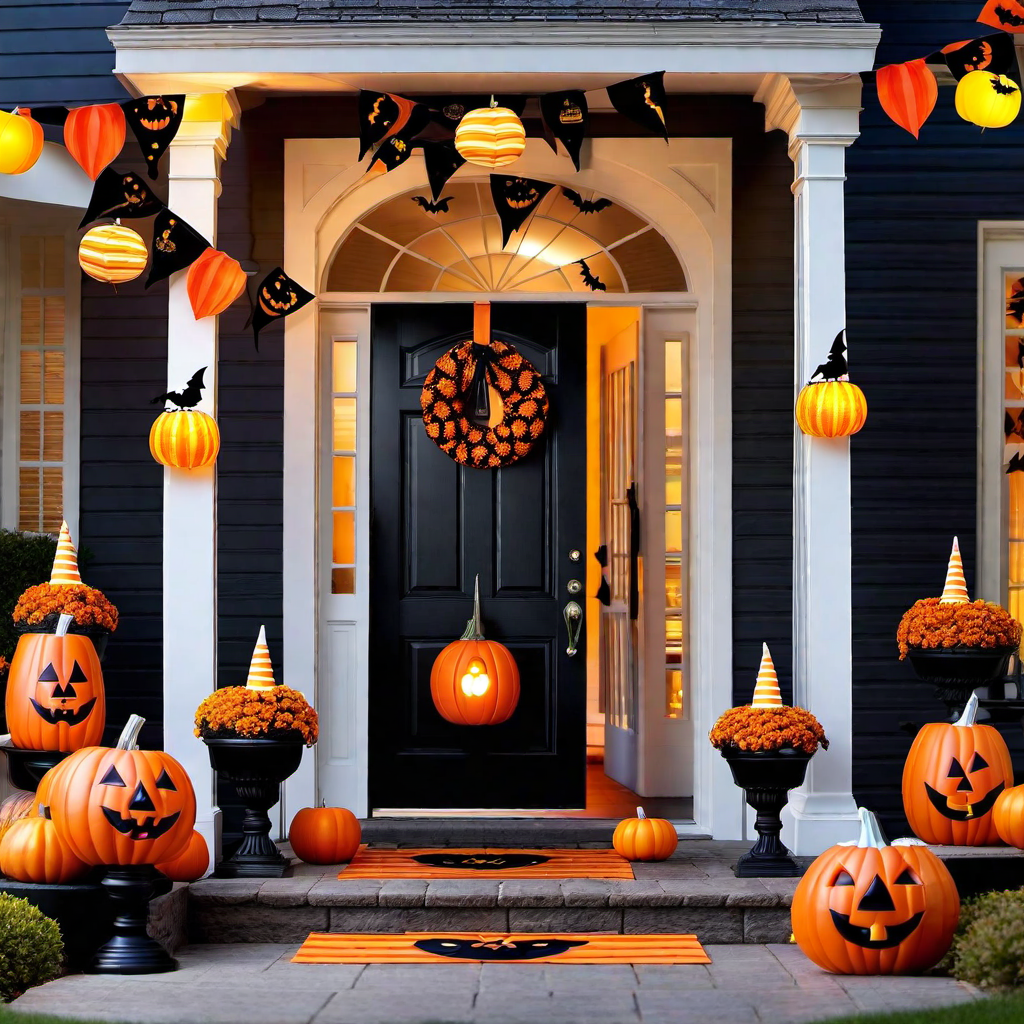 Trick-or-Treat Zone: Candy Corn and Treat Displays