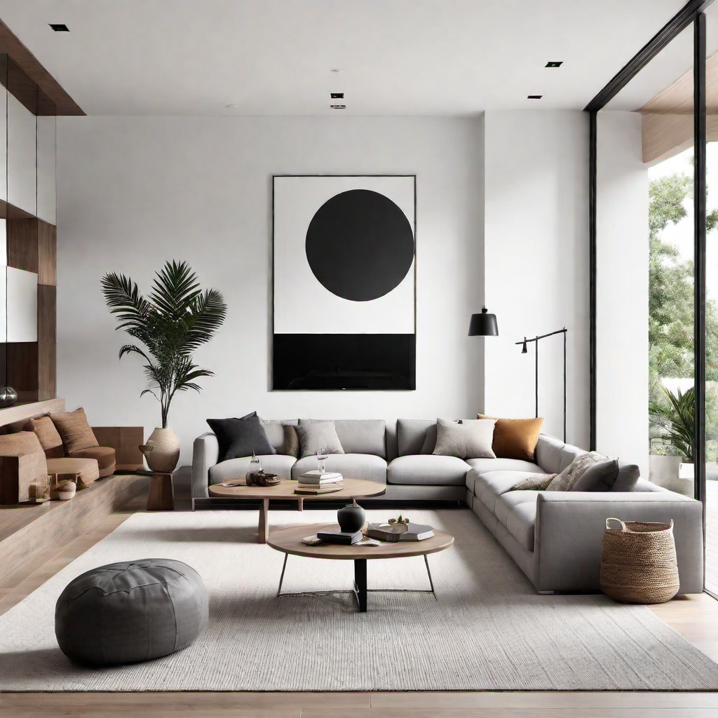 Minimalist Design: Cozy Home Living Room with Clean Lines
