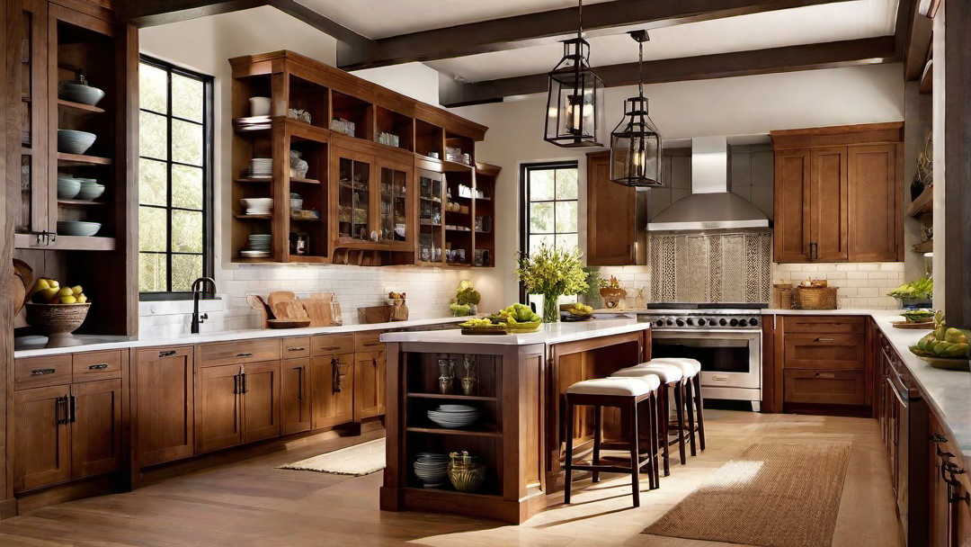 Open Shelving: Displaying Treasured Items in Craftsman Kitchens