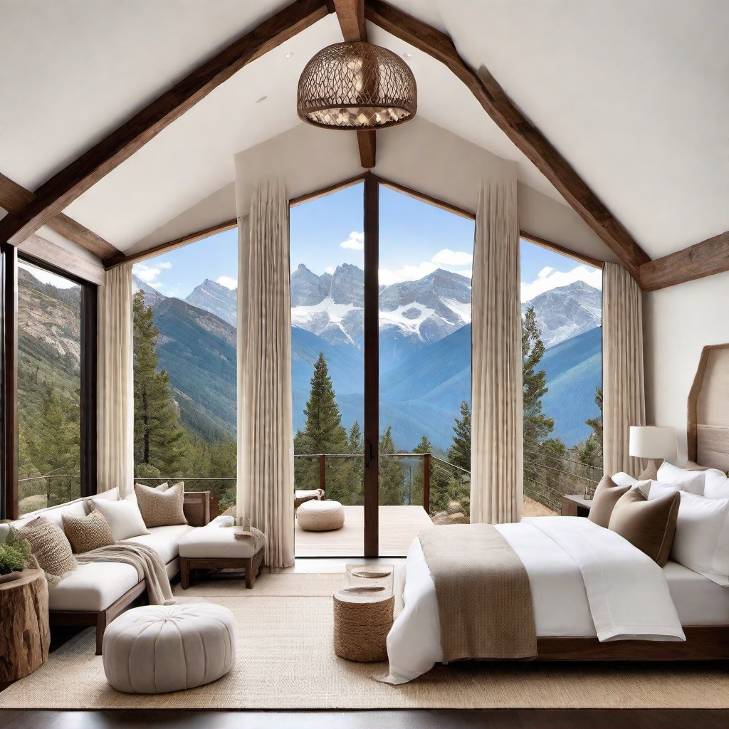 Luxurious Bedrooms: Canopy Beds and Natural Fibers