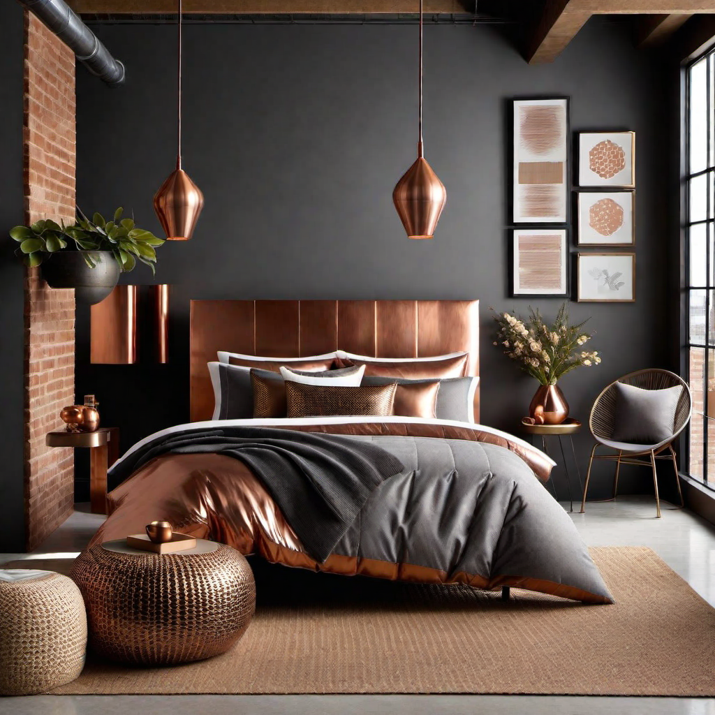 Metallic Finishes: Copper and Bronze Accents