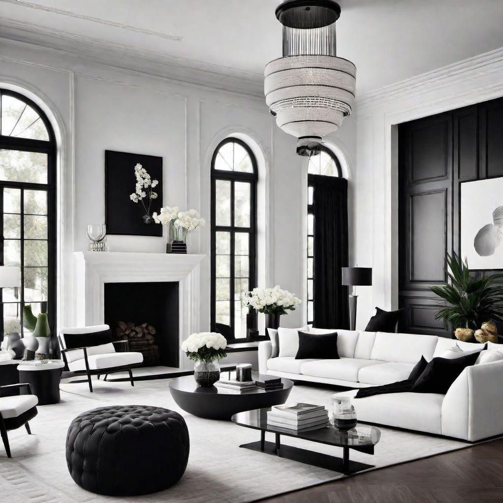Monochrome Magic: Black and White Styling in Modern Decor