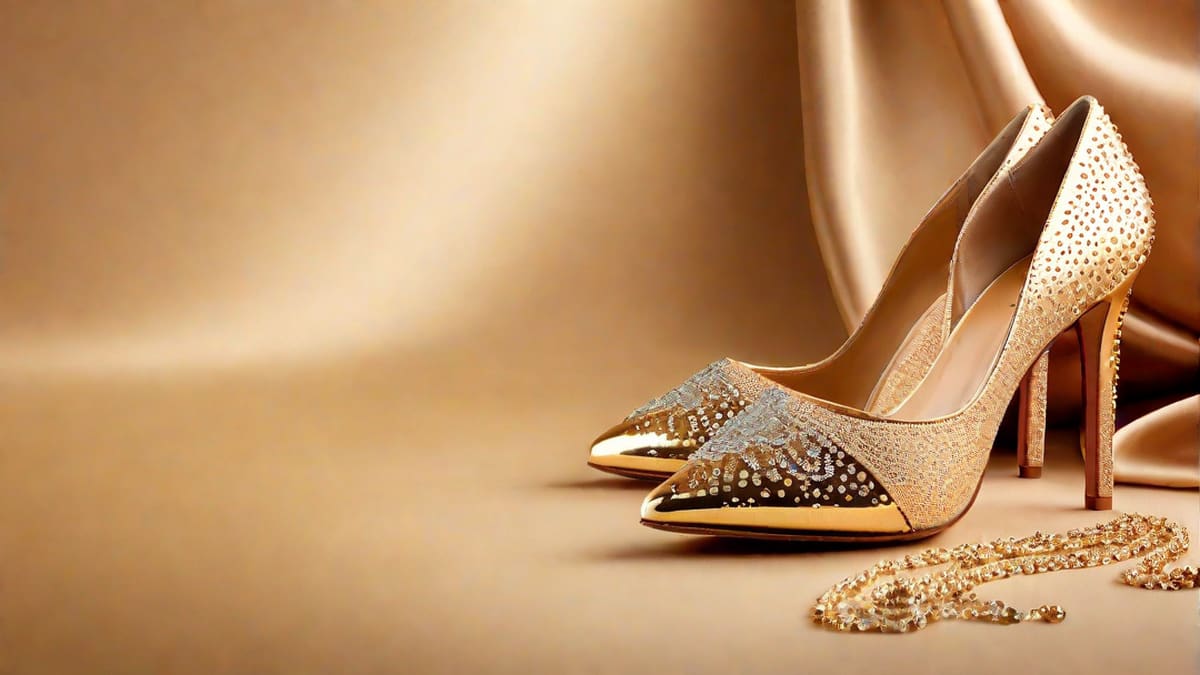 What Color Shoes For A Champagne Dress