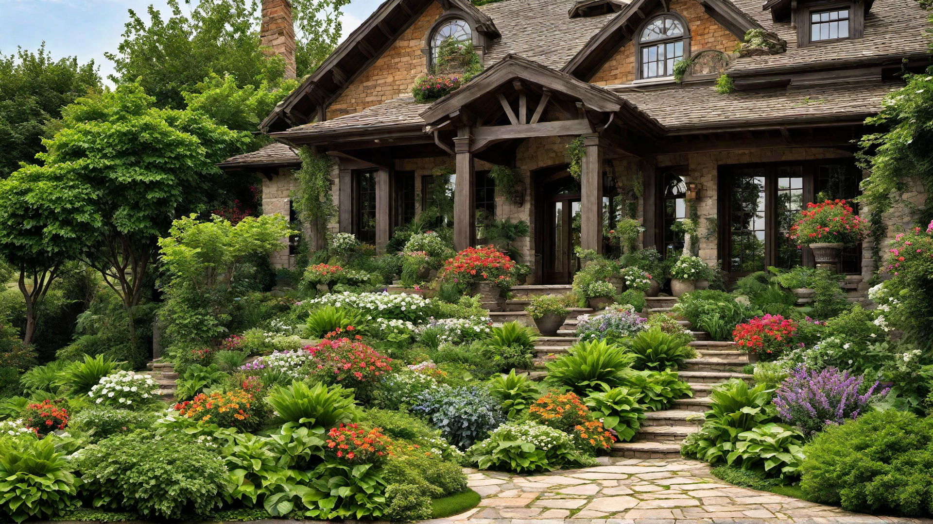 Botanical Bliss: Incorporating Greenery in Rustic House Exteriors