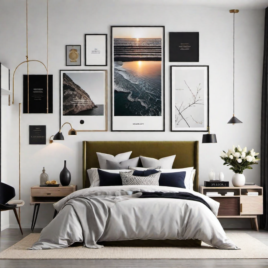 Artistic Expression: Gallery Wall in the Bedroom