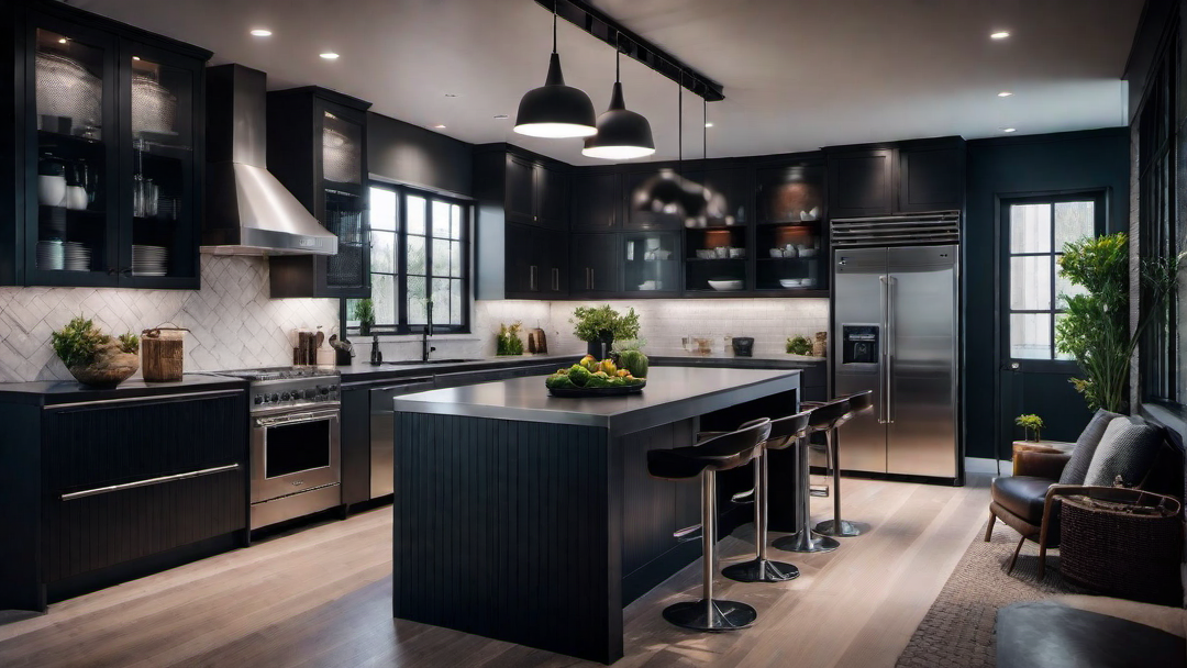 Masculine Touch: Dark Colors and Industrial Accents