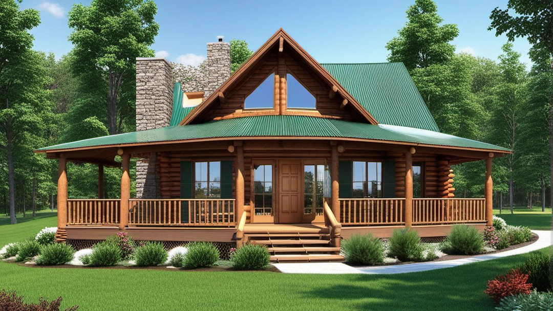 Exquisite Landscaping Enhancing Cabin