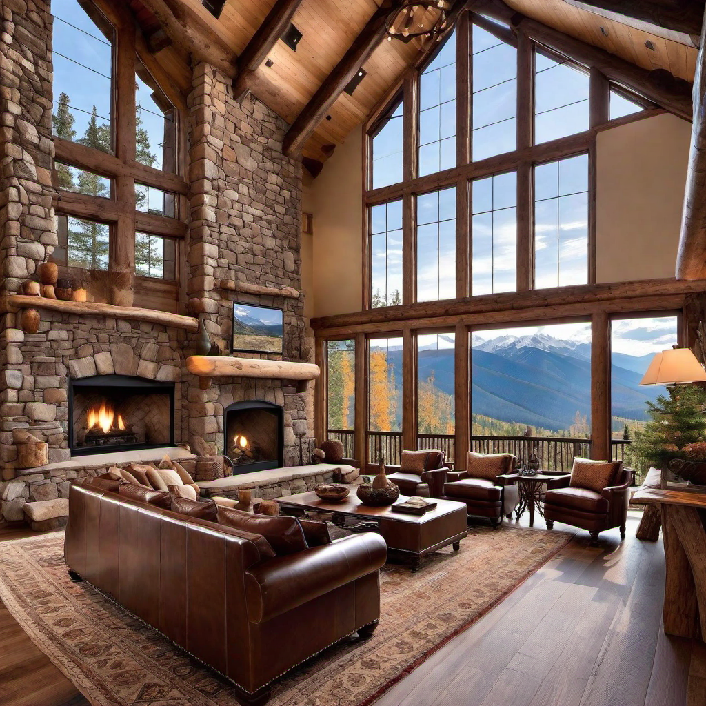 Rustic Charm: Timber Beams in Mountain Home Design