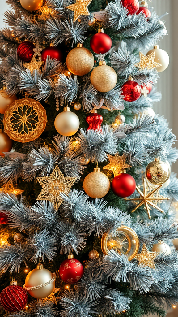 Elegant Tinsel Draped in Silver