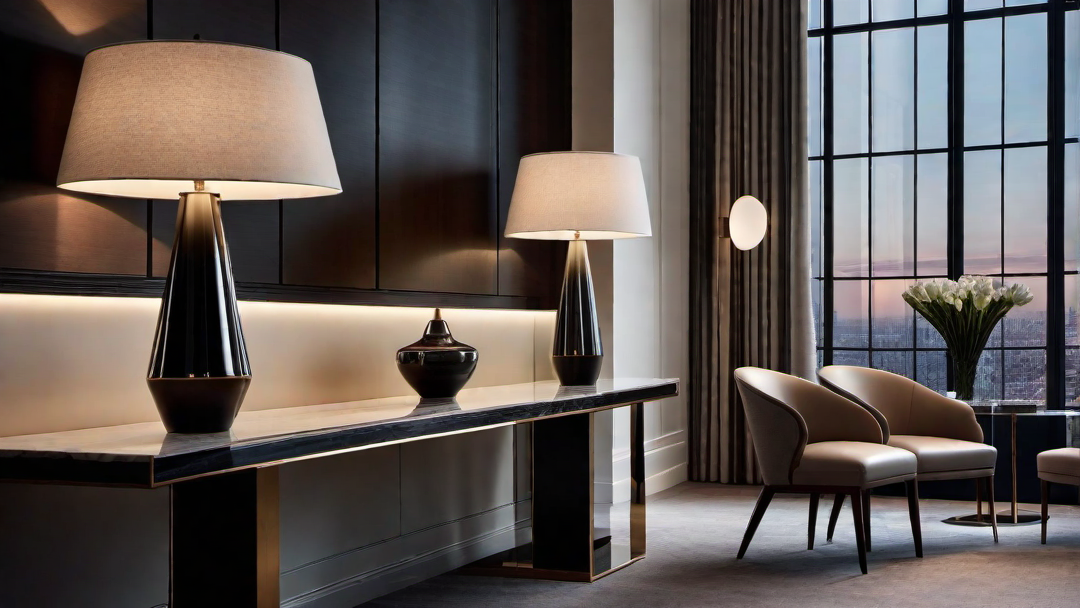 Minimalist Elegance: Illuminated Nooks with Sleek Table Lamps