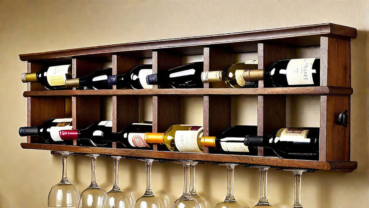 Do It Yourself Diy Wine Glass Rack