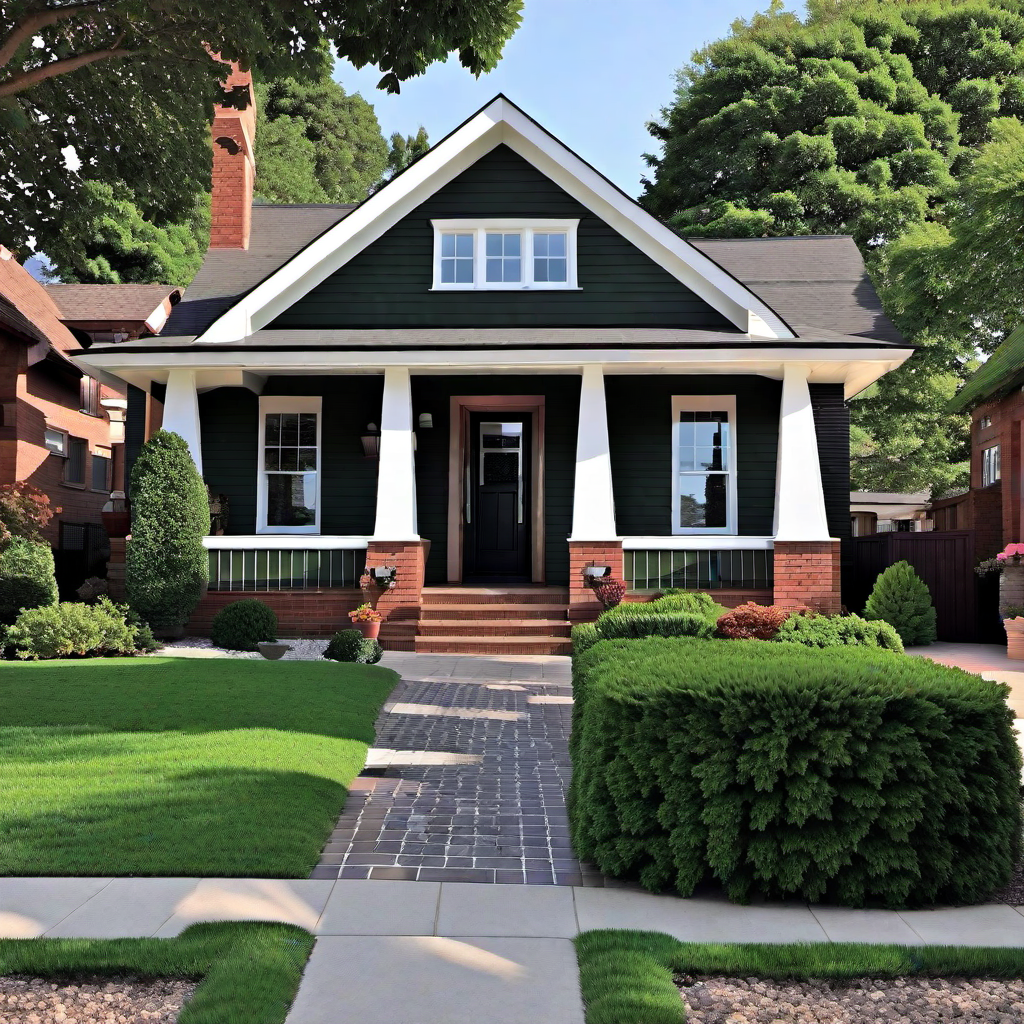 Craftsman Bungalow Exteriors: Cozy and Inviting