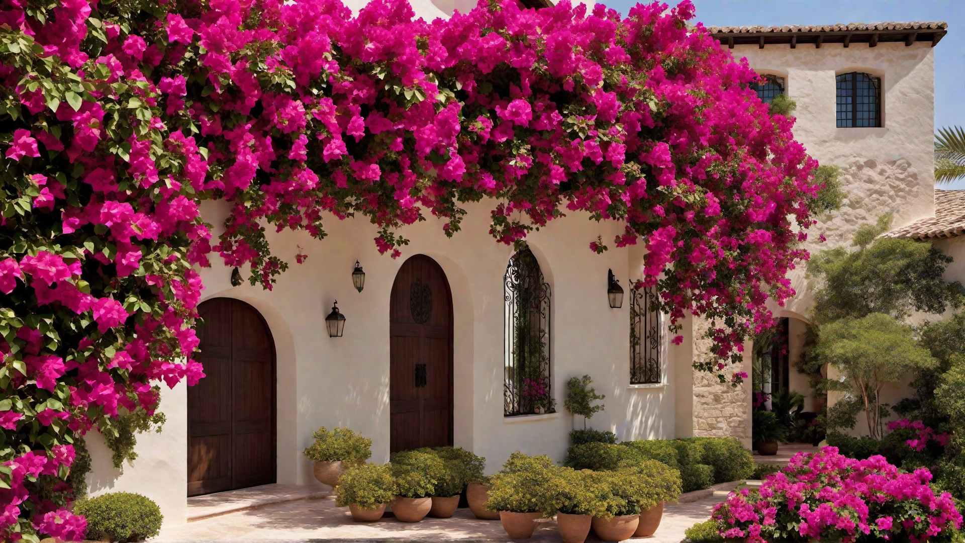 Bougainvillea Vines: Burst of Color in Mediterranean Gardens