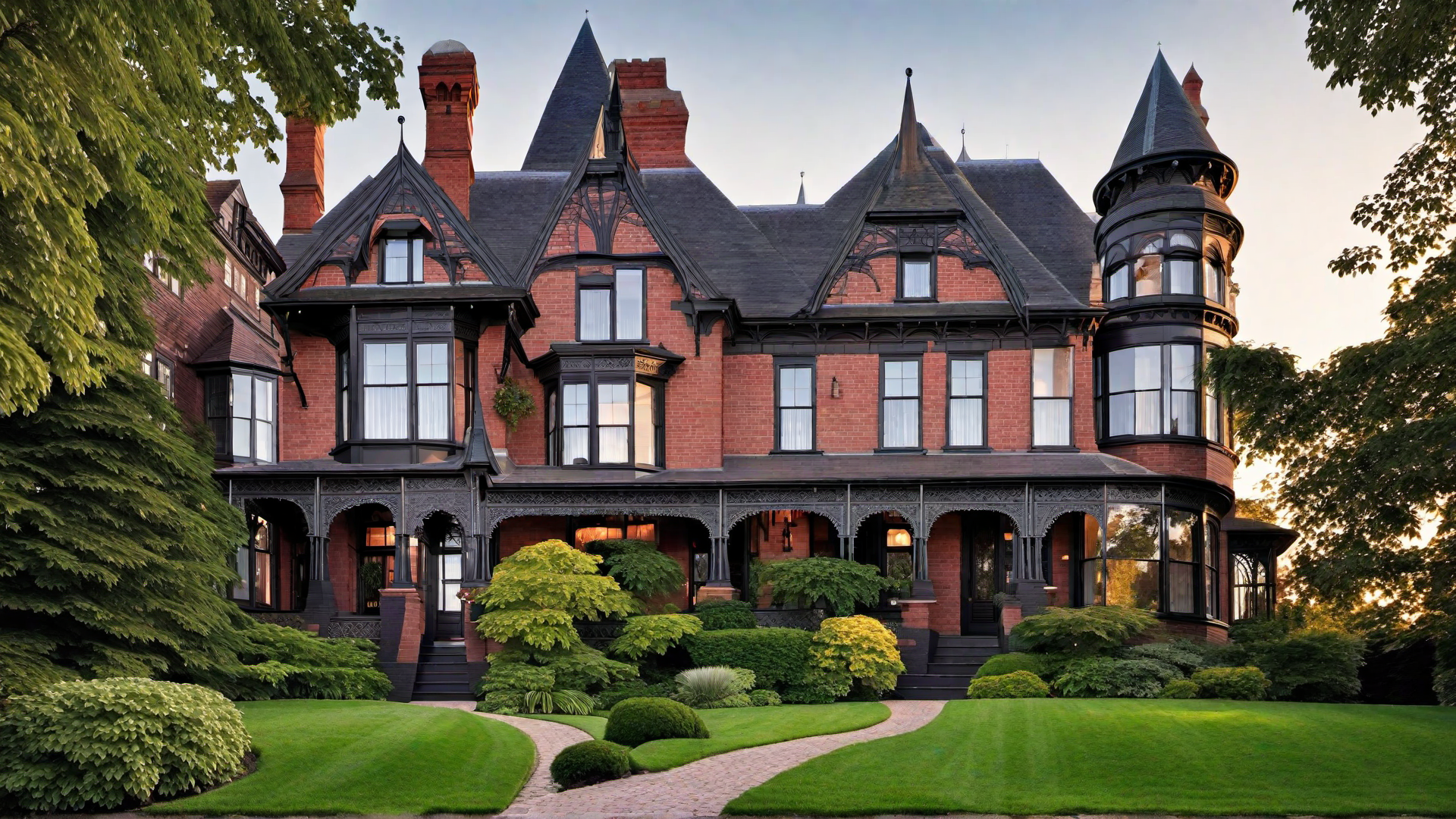 Victorian Era Influence: Turrets and Towers