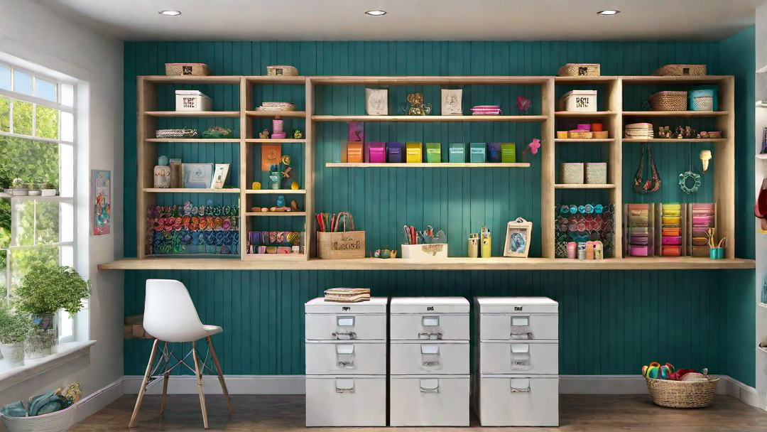 Effulgent Craft Room Wall Decor: Personalizing Your Creative Haven