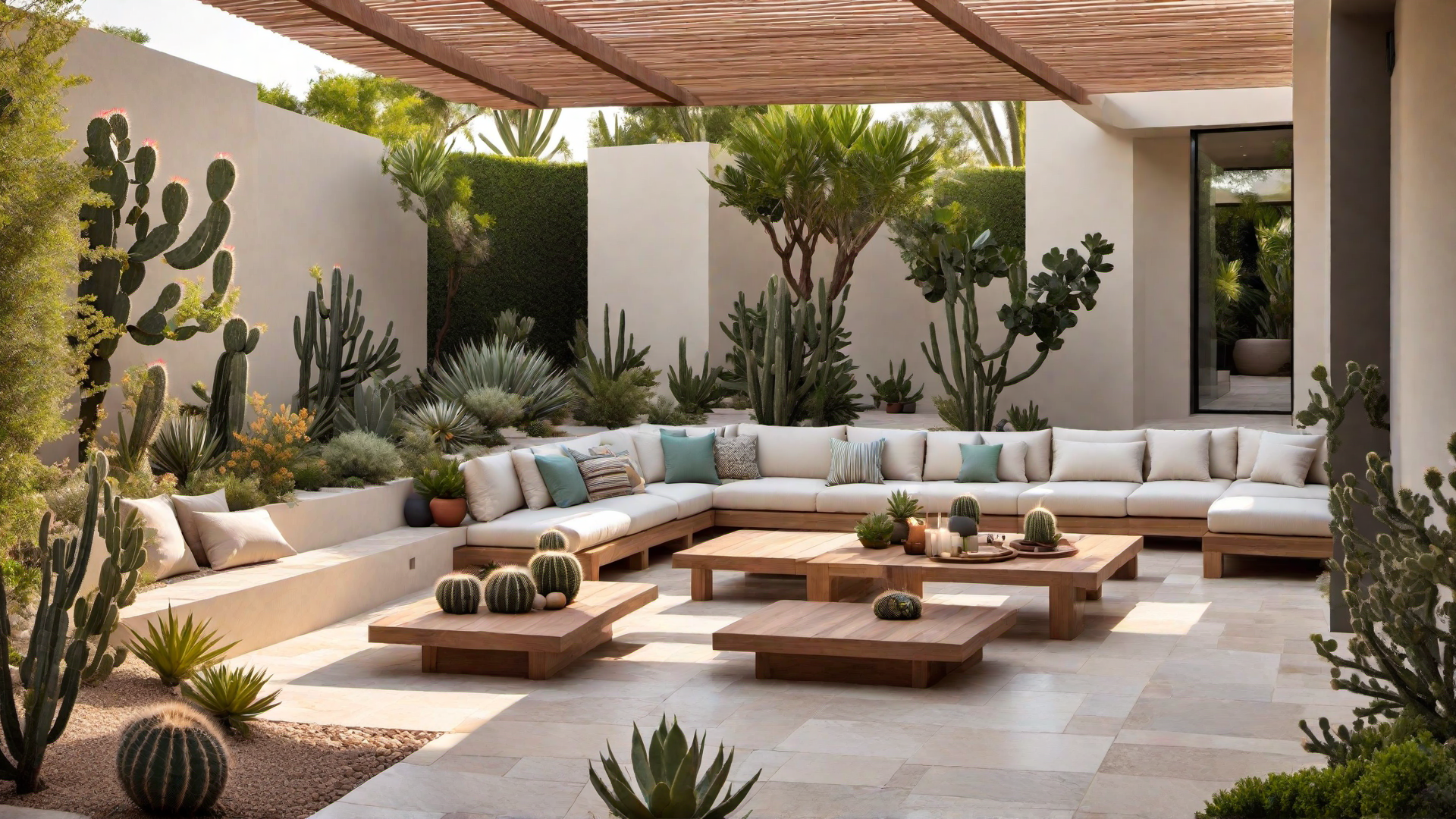 Chic Patio with Simple, Elegant Design