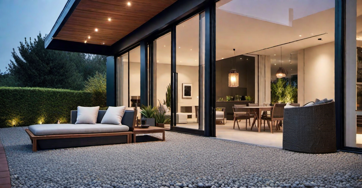 Pebble Patio Designs: Stylish and Low-Maintenance