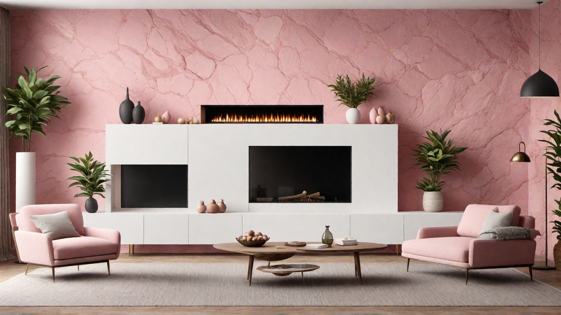 Organic Elements: Pink Stone Accents