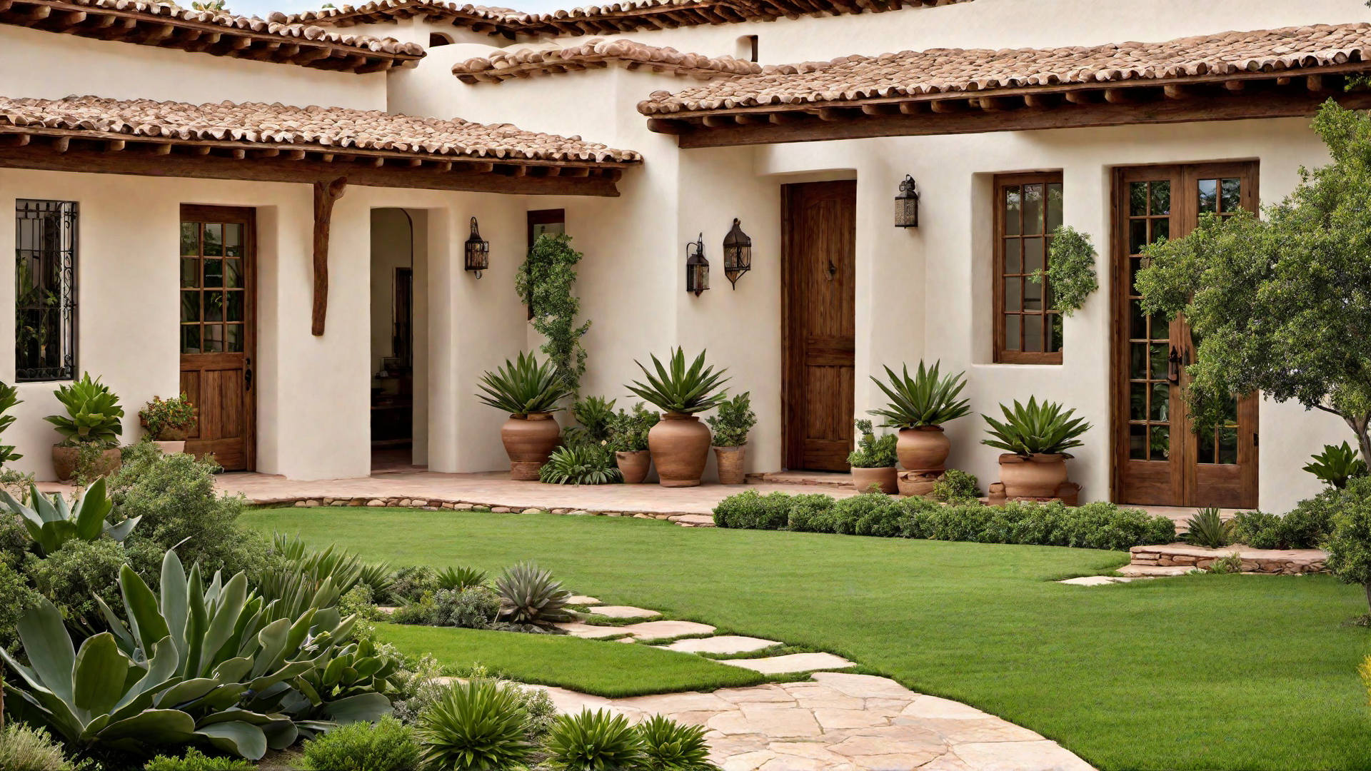 Adobe Courtyard Gardens: Greenery in Inner Spaces