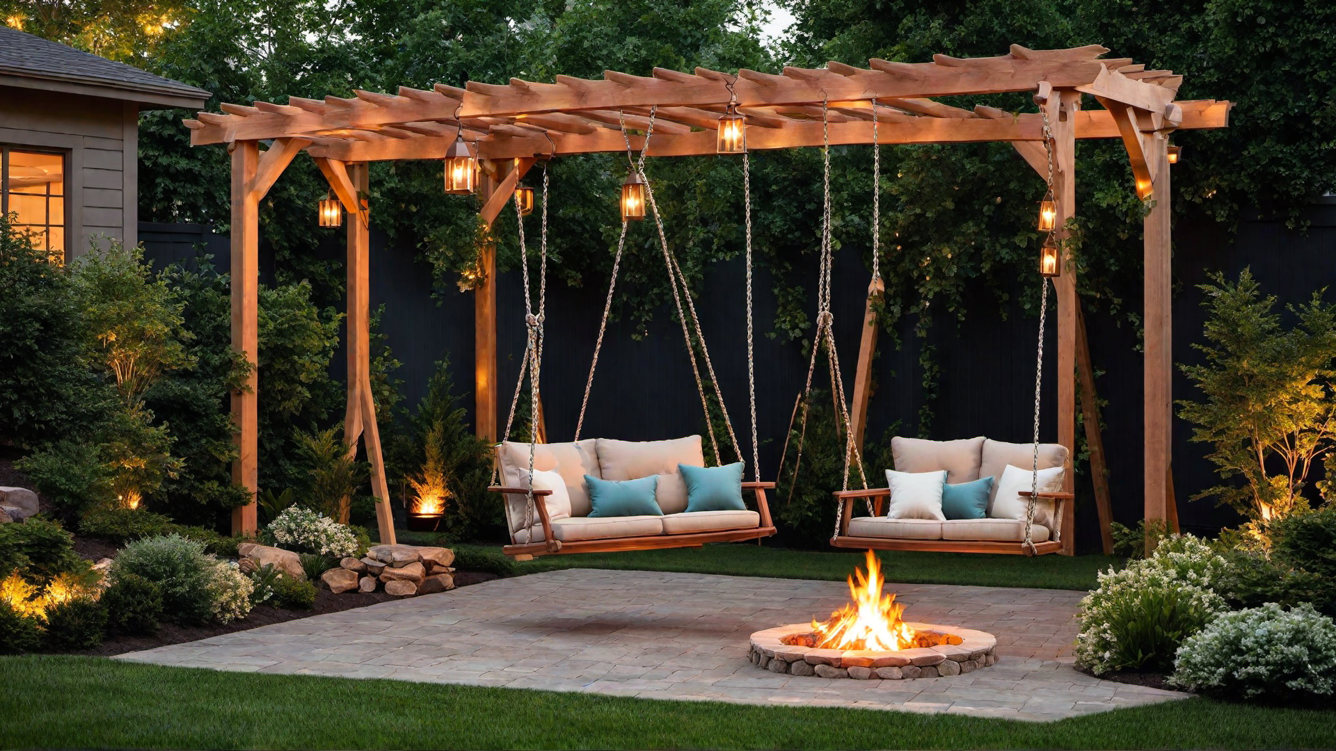 Cozy Fire Pit Area for Cool Evenings