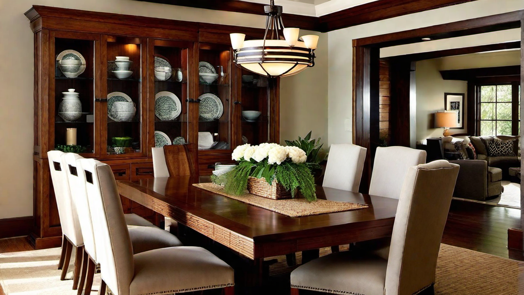 Functional Design: Practicality in Craftsman Dining Rooms