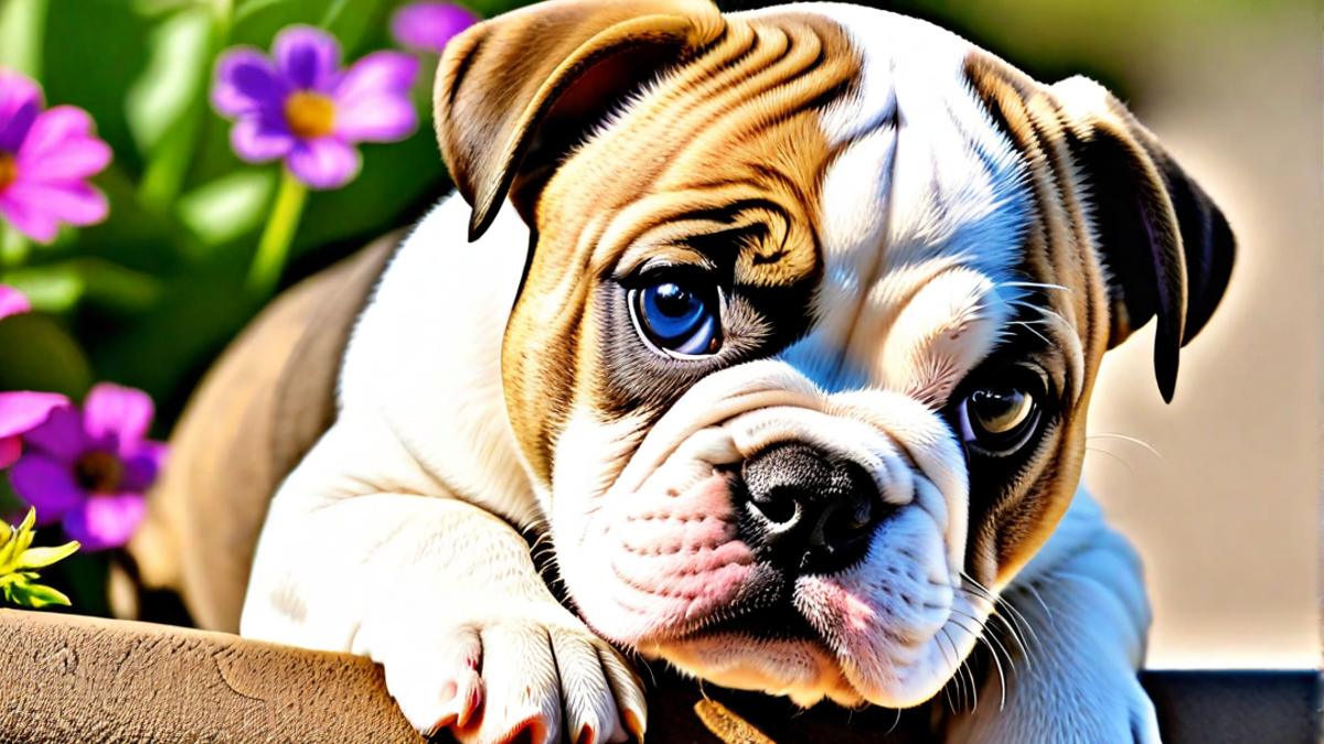 The World Through a Bulldog Puppy