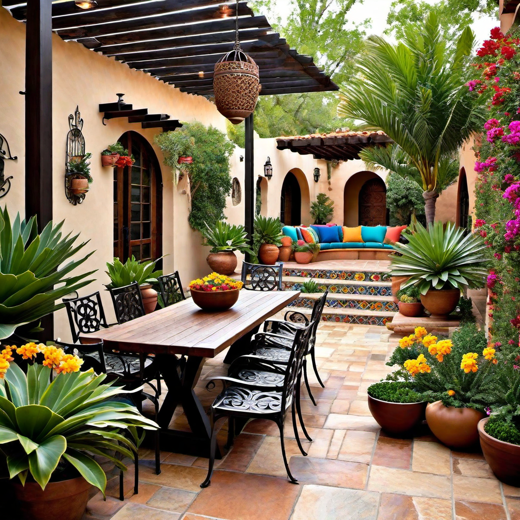 Outdoor Living Spaces: Mexican Patio Inspiration
