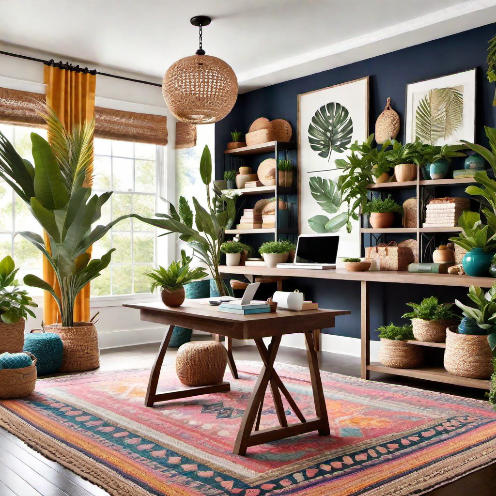 Bohemian Bliss: Creating a Relaxing and Free-Spirited Home Office
