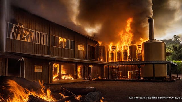 Did Maui Brewing Company Burn Down
