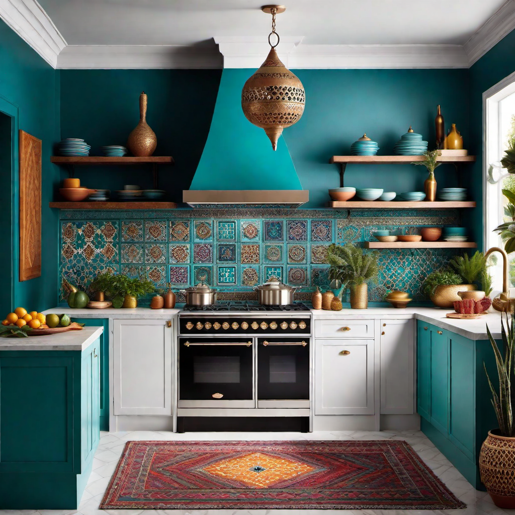 Moroccan Magic: Eclectic Kitchen Marrakech Vibes