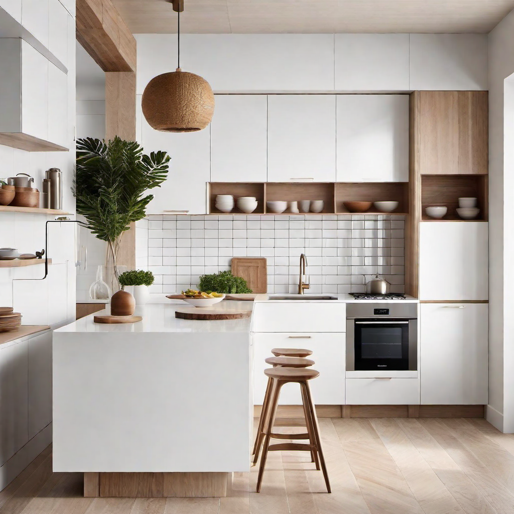 Coastal Minimalism: Beachy Vibes in a Minimalist Kitchen Design