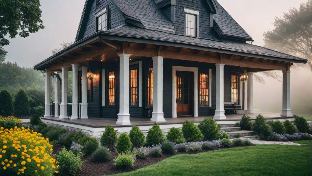 Farmhouse with Detached Garage and Driveway
